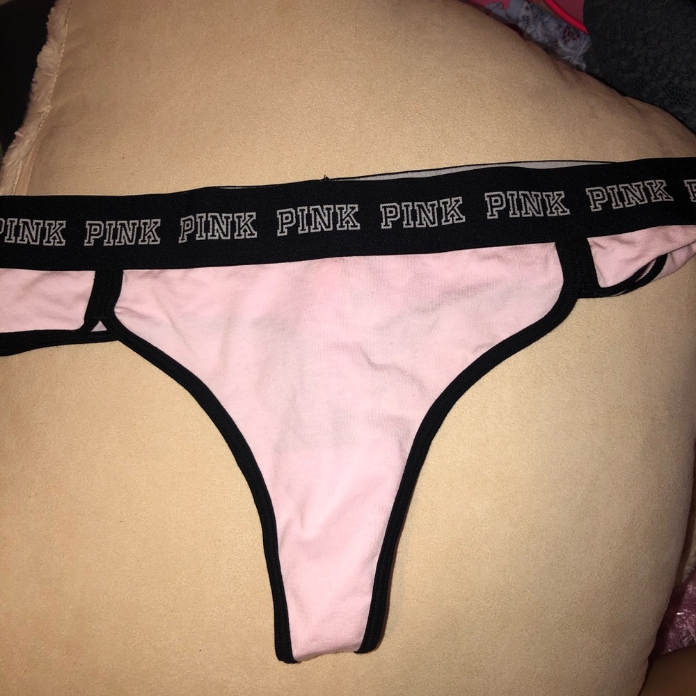 Pink thong